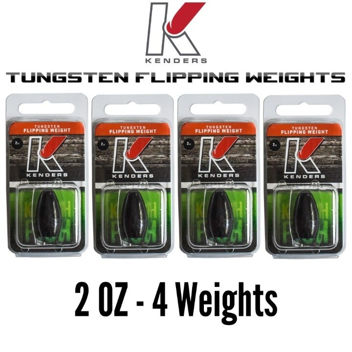TUNGSTEN 2 OZ FLIPPING WEIGHTS 4 pk