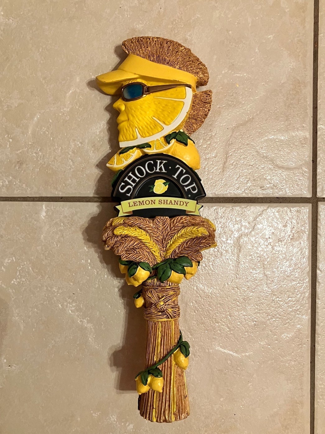 Shock Top Lemon Shandy Tap Handle