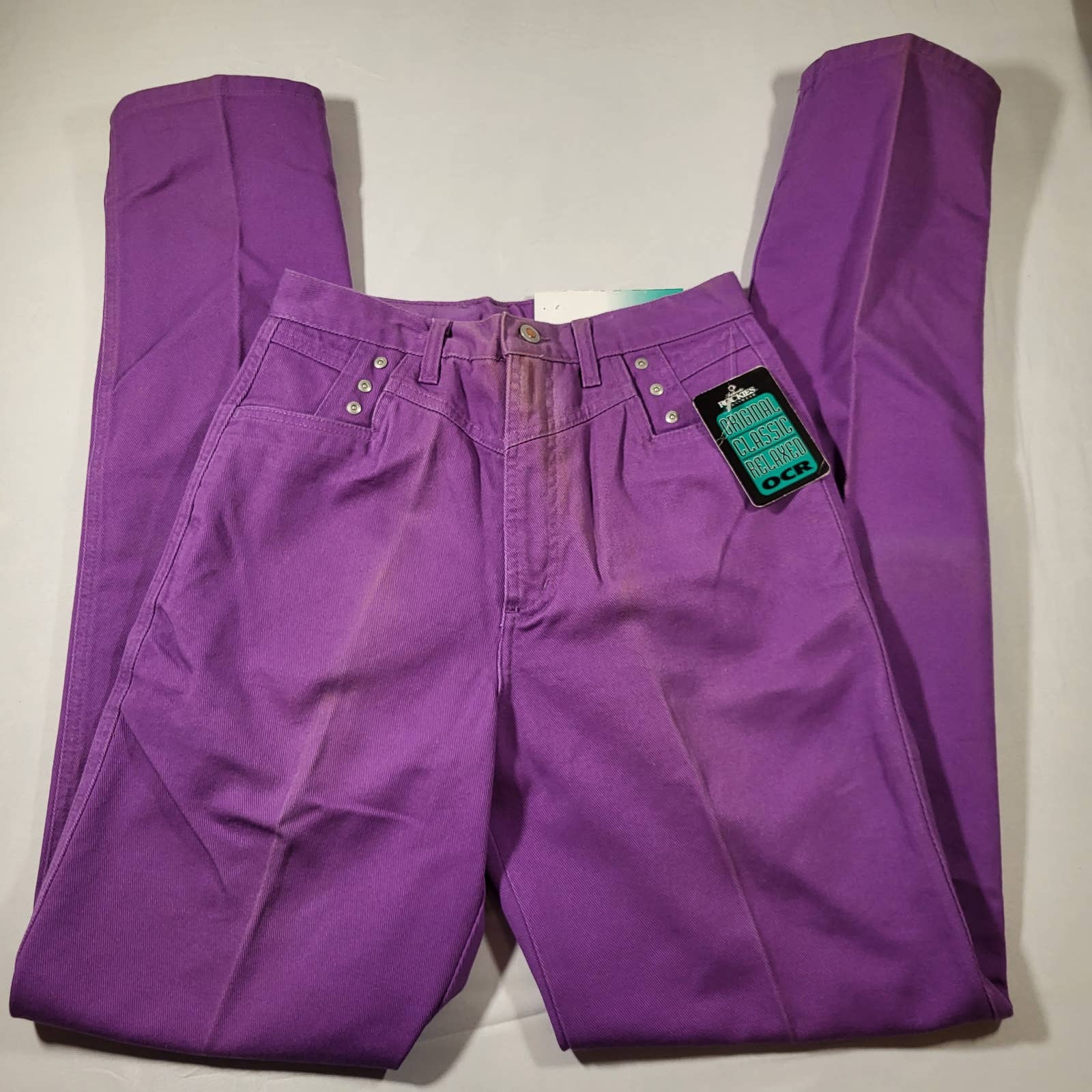 NWT*Vintage Rocky Jeans*Size 30/11 Long*Womens*Purple*Rodeo