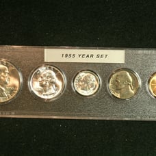 1955 P Choice BU Coin Year Set - Vintage - Mint Uncirculated