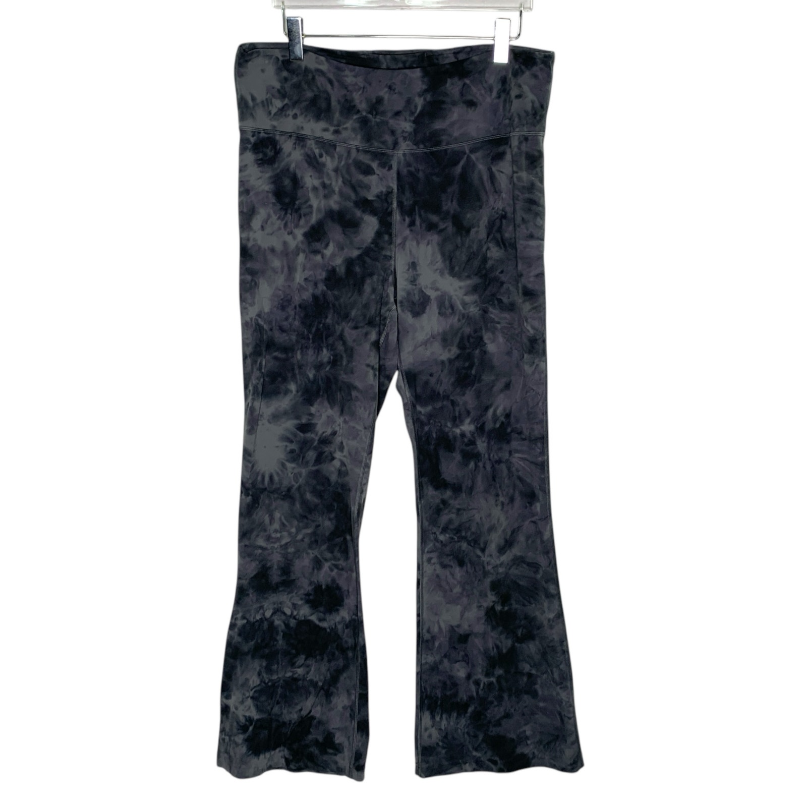 Lululemon 18 Groove Super High Rise Flared Pant Grey Graphite Grey