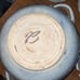 Stoneware handmade pottery lidded, 2 quart casserole dish