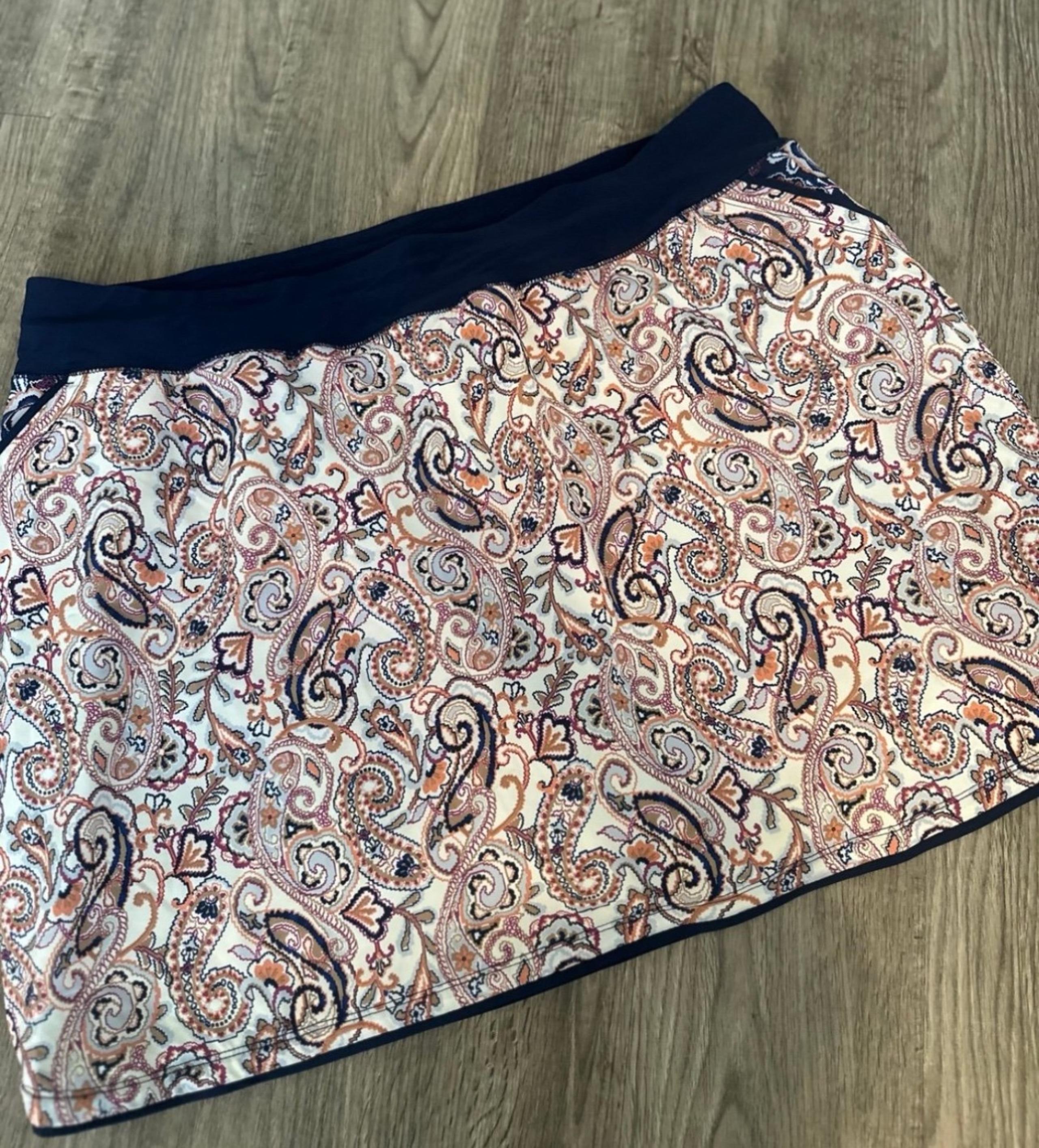 LANDS END SPORTY CHIC SKORT SKIRT MINI SUMMER SPRING 20W