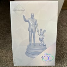 Disney World Figure Walt Disney and Mickey Mouse