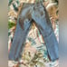 Agolde Riley High Rise Distressed Cropped Jeans Size 25