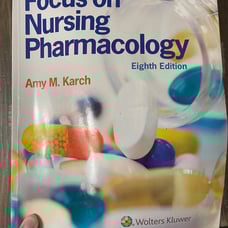 Fous on Nursing Pharmacology