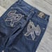Y2K vintage Skater emo grunge wide leg Baggy southpole jeans
