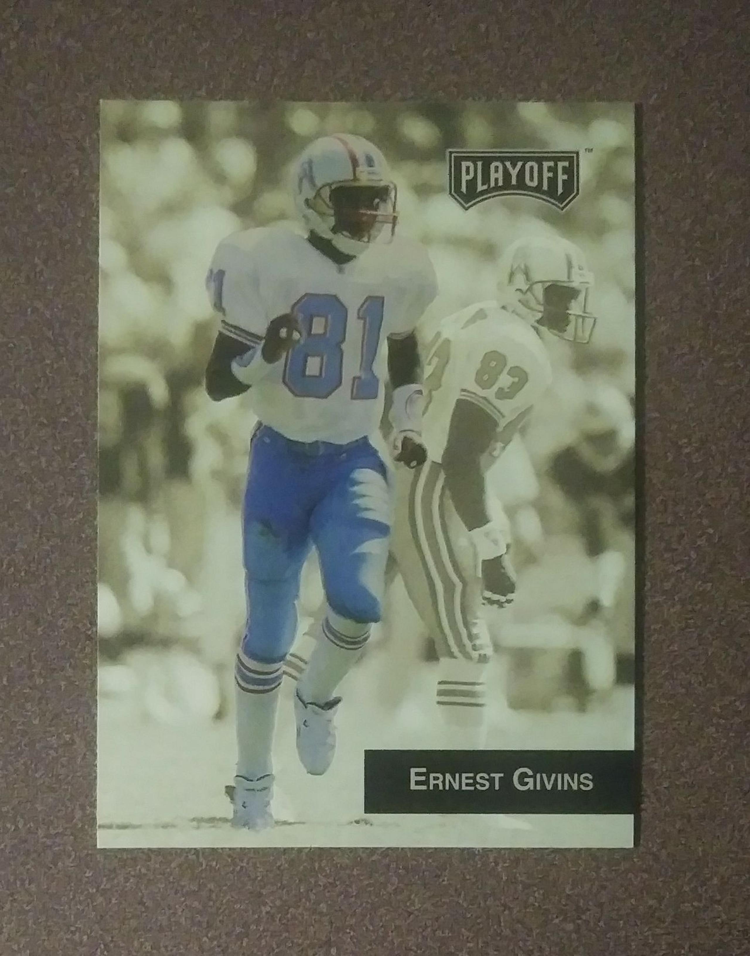 1993 Playoff Tekchrome Ernest Givens NFL