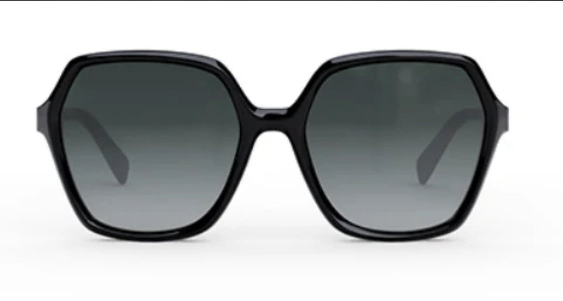 Celine Paris CL40230F | Shiny Black/Smoke | size 58