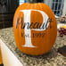 Personalized Pumpkins, 13 inches