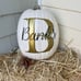 Personalized Pumpkins, 13 inches