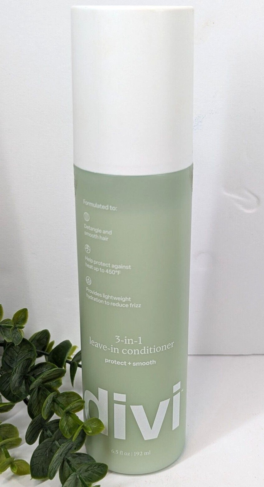 NEW UNSEALED Divi 3-In-1 Leave-In Conditioner Protect Smooth 6.5oz Hair Vegan