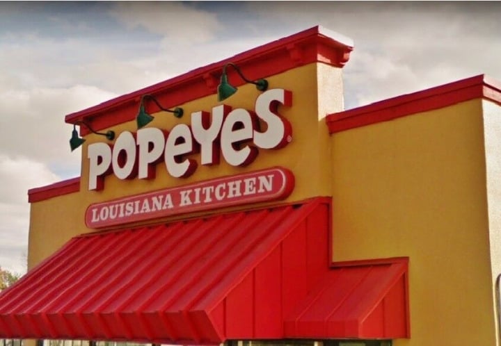 Lot of 3 Popeyes Louisiana Kitchen Advertising Food Signs