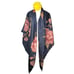 NWT Double Sided Silk Scarf 53 x53 Large Square Shawl Wrap XiangYunShal 22421