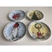 Dr Seuss The Grinch 65th Anniversary Set 4 Christmas Appetizer Plates Holiday 6”