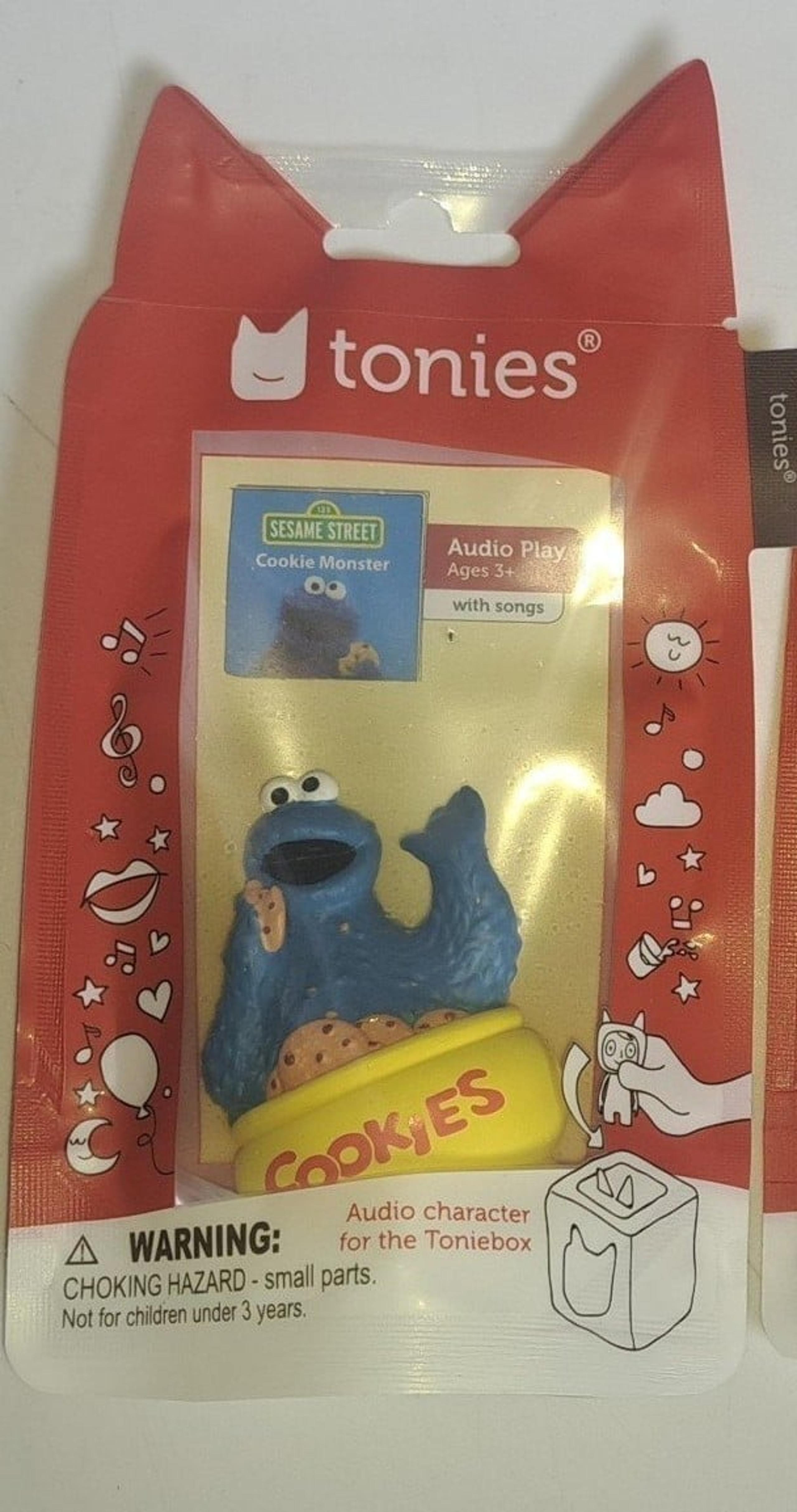 Tonies Sesame Street Tonies Character COOKIE MONSTER Tonies Box Bundle Toniebox