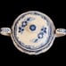 Vintage Lot of 3 Blue and White Reticulated Gingar Jar and Teapots Chinas