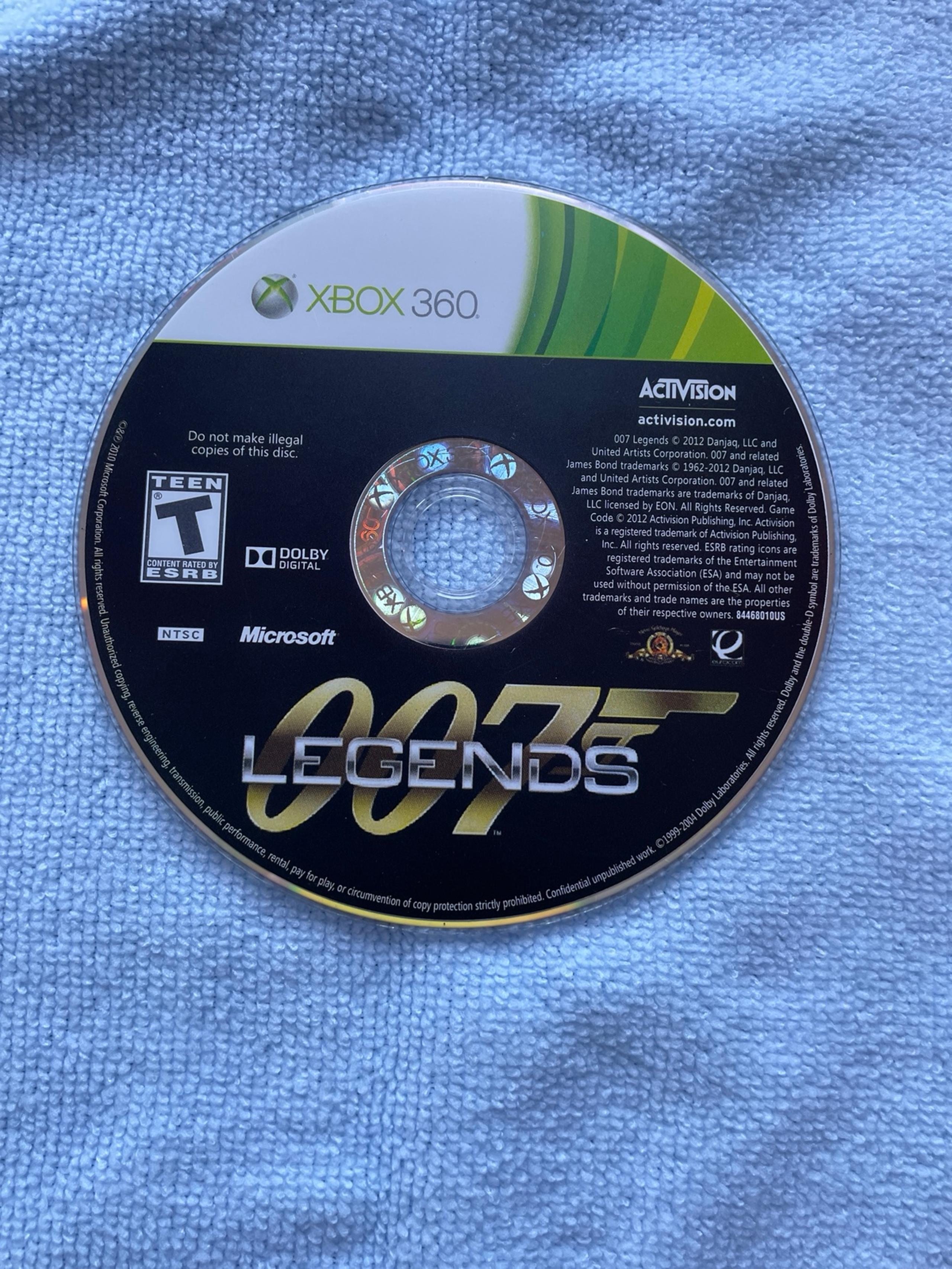 007 Legends on Xbox 360
