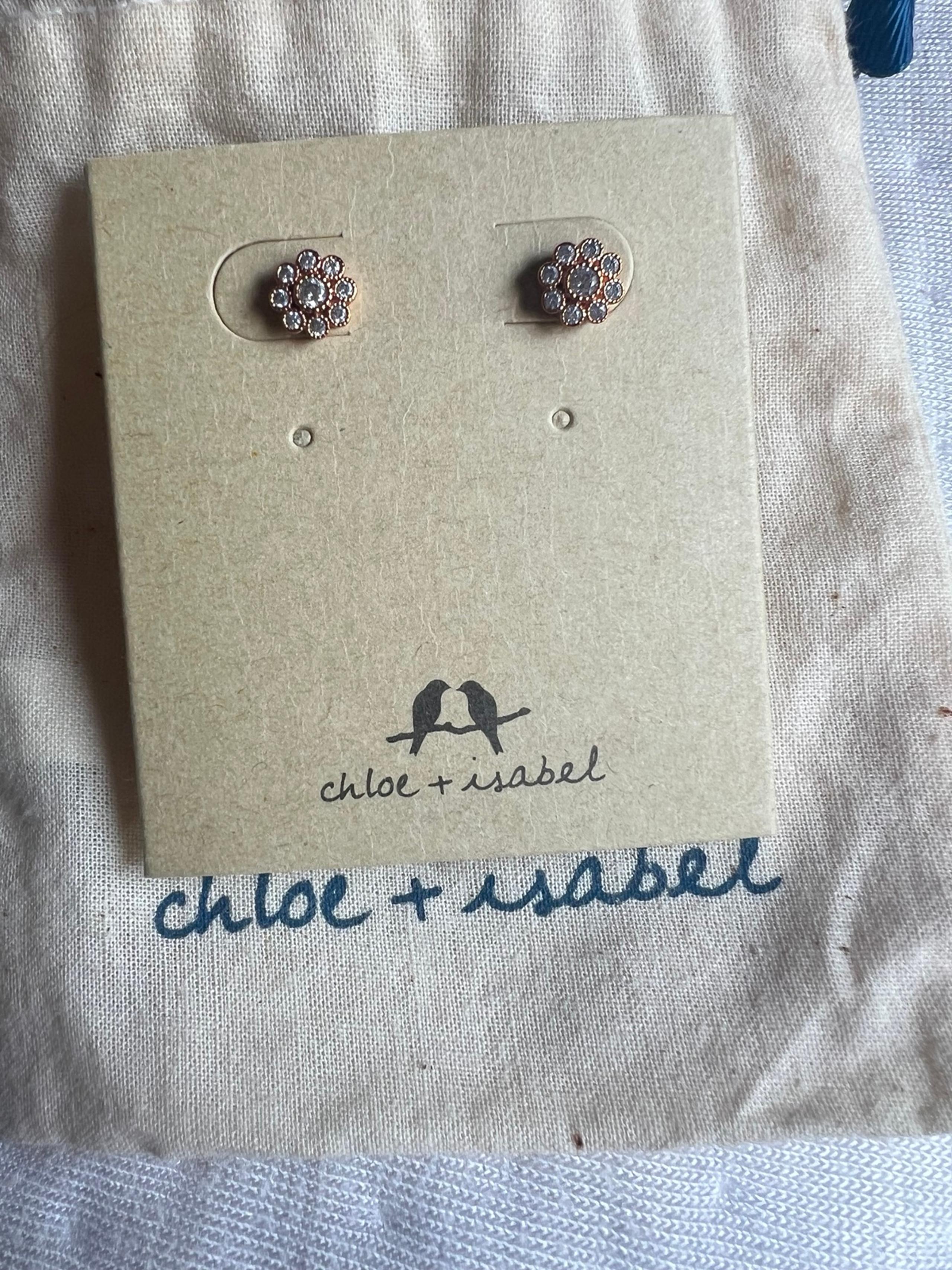 chloe + Isabel rose flower Post earrings