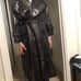 womens trench coat snakeprint leather jacket