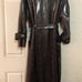 womens trench coat snakeprint leather jacket