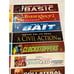 Lot of 22 Movie Theater Box Office Mylar Banners 11.5 x2.5” Authentic Two-Sided