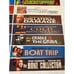 Lot of 22 Movie Theater Box Office Mylar Banners 11.5 x2.5” Authentic Two-Sided