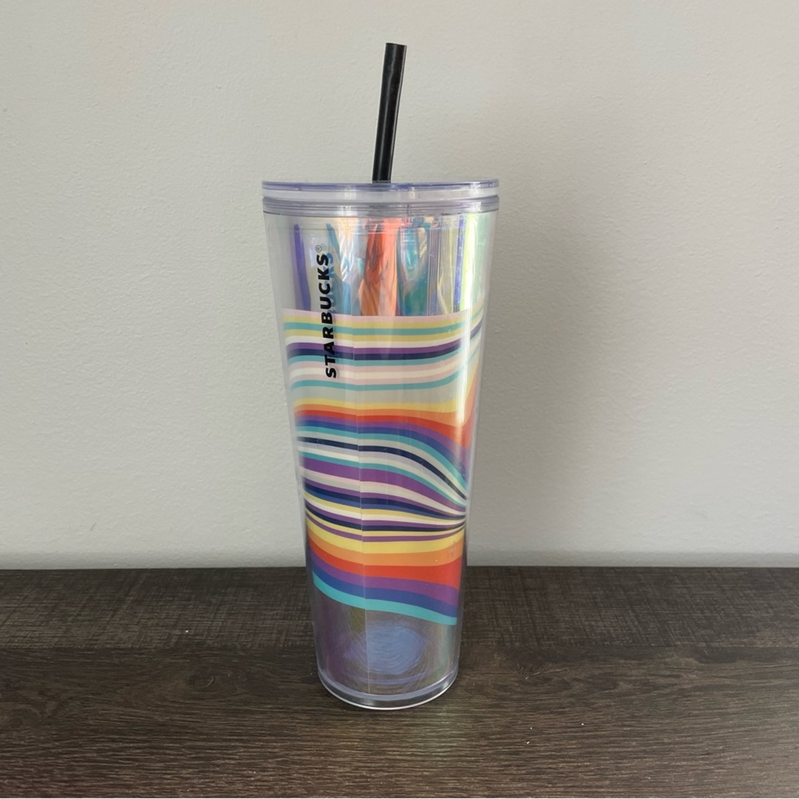 Starbucks | Target Exclusive Iridescent Wave Tumbler Abstract Cold Cup 24oz 2021