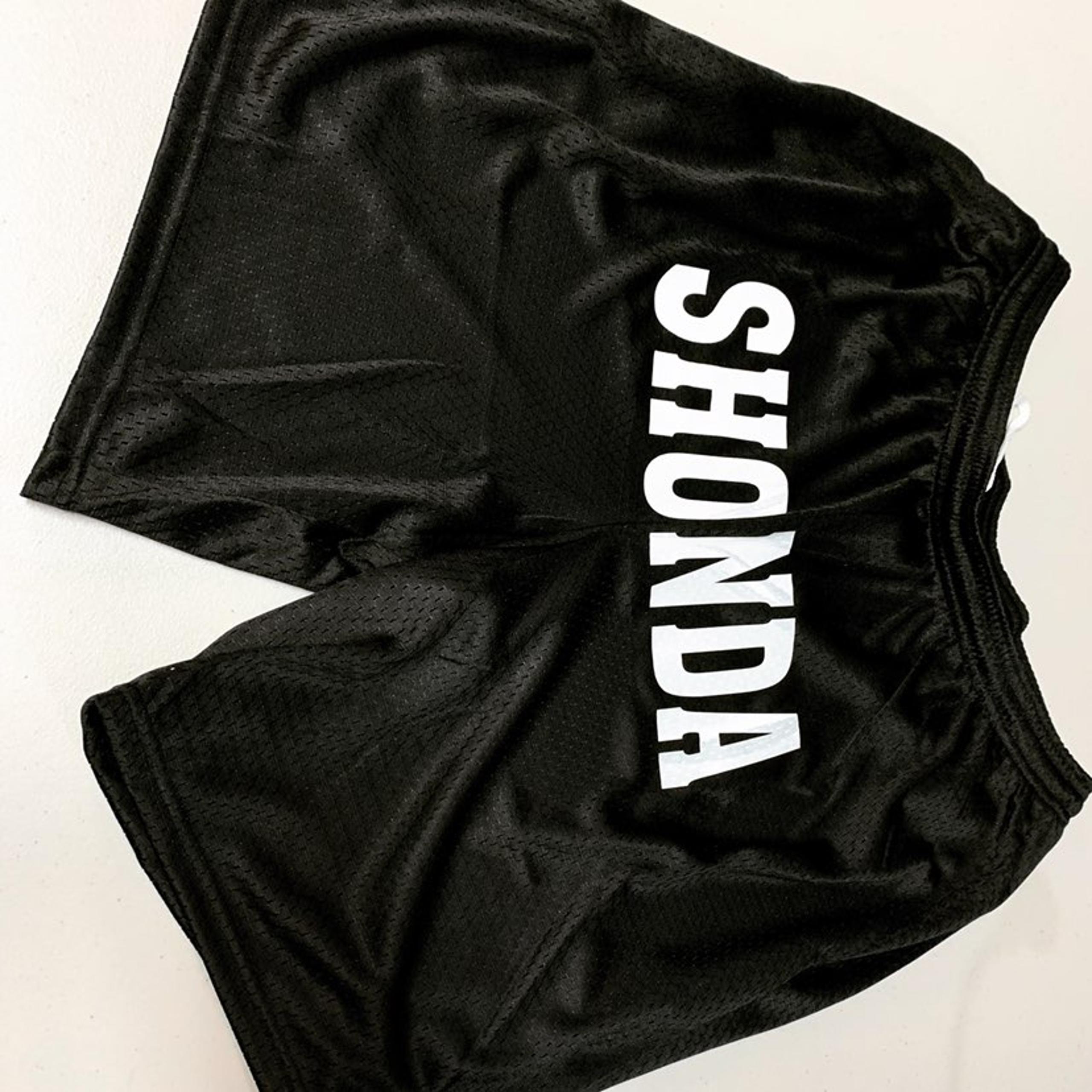 Champion customized mesh shorts (black)