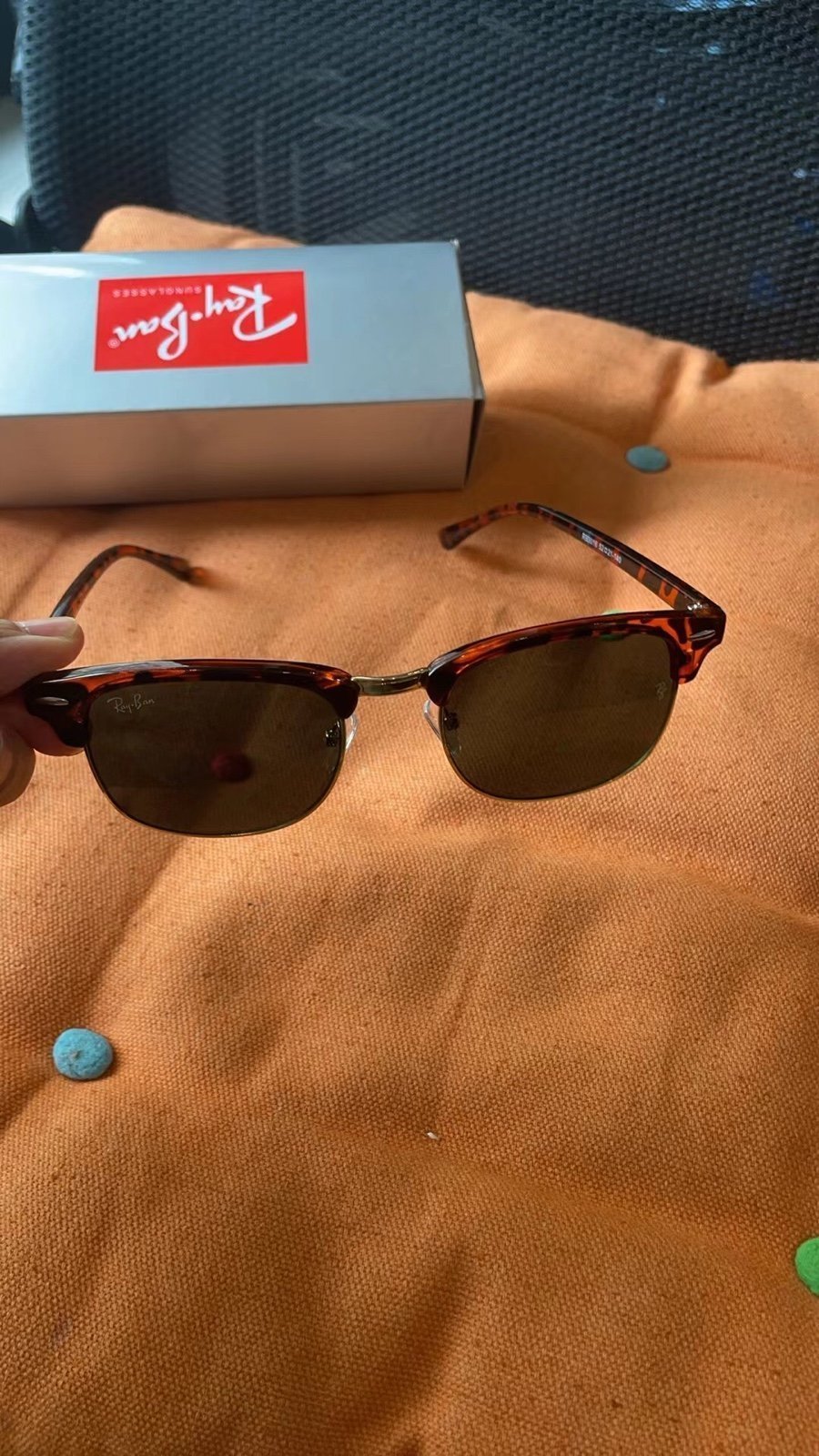 Unisex Sunglasses Ray-Ban RB3016 Clubmaster