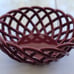 The Pioneer Woman Woven Bread Basket Autumn Harvest Claret 9.25 Cranberry Red