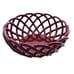 The Pioneer Woman Woven Bread Basket Autumn Harvest Claret 9.25 Cranberry Red