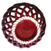 The Pioneer Woman Woven Bread Basket Autumn Harvest Claret 9.25 Cranberry Red