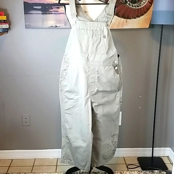Jerry Leigh Mickey Mouse cropped overalls