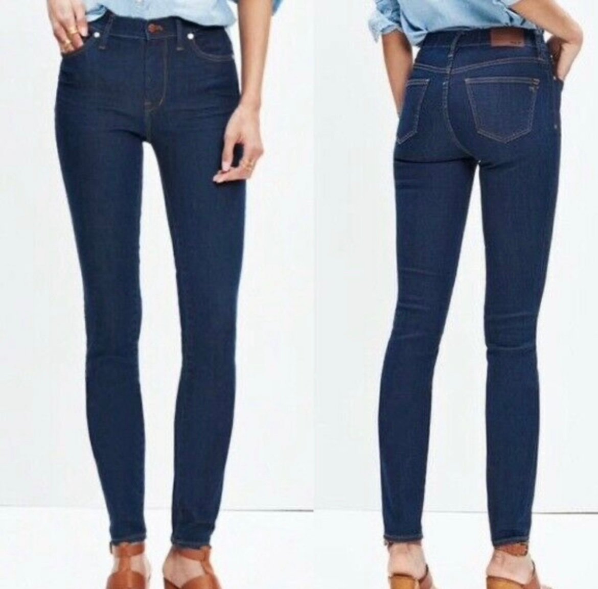 Madewell High Riser Skinny Jean Dark Wash Size 28