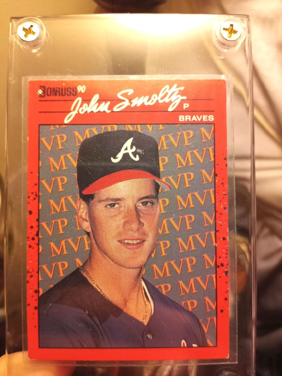 Topps John Smoltz ERROR RARE!