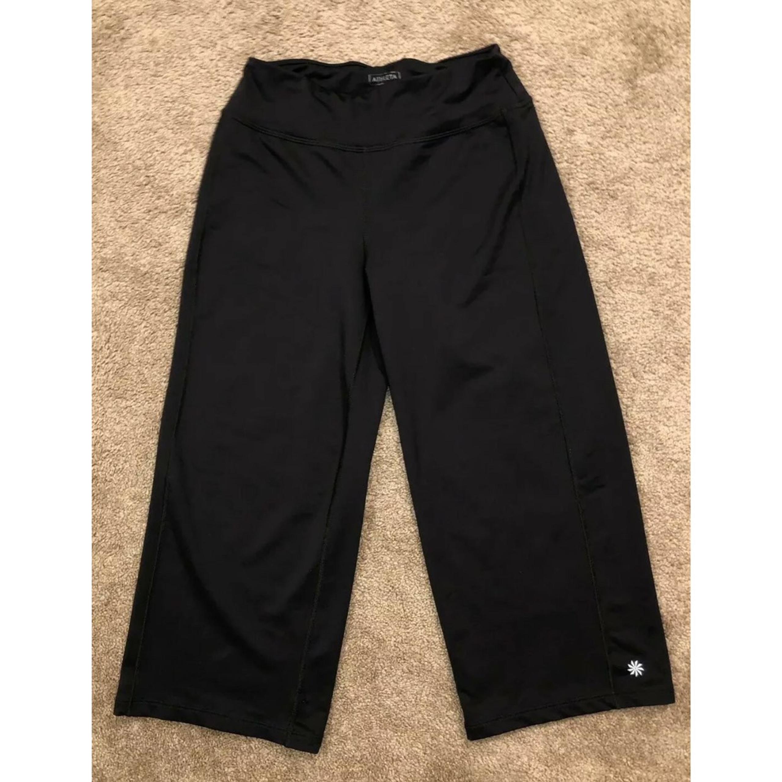 Athleta Black Cropped Leggings/Pants