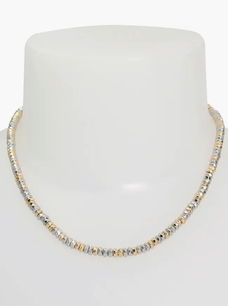All Saints Two Tone bead 18 necklace