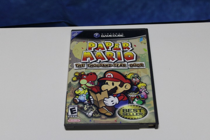 Paper Mario The Thousand Year Door Gamecube Black Label CIB