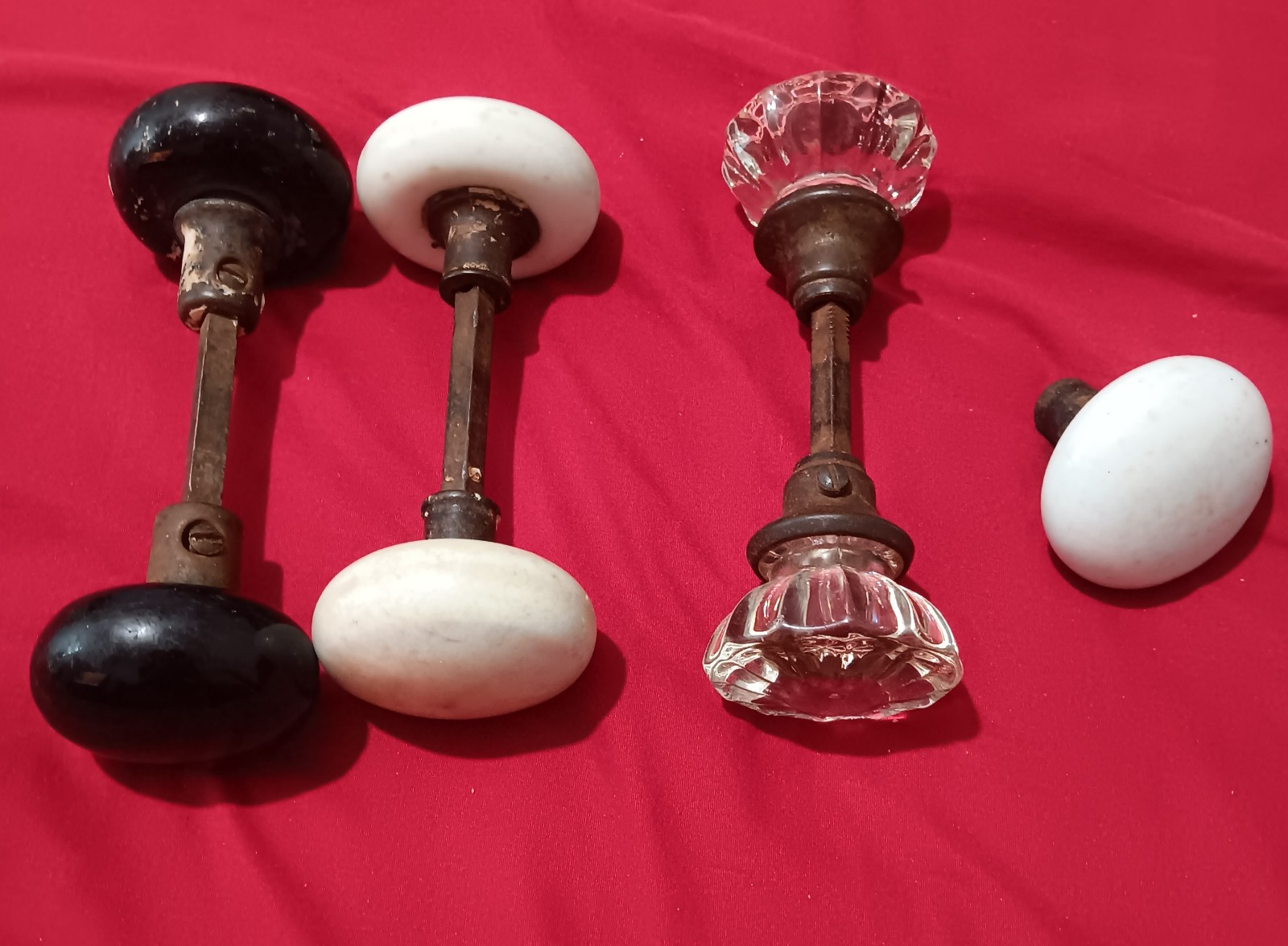 Antique door knobs