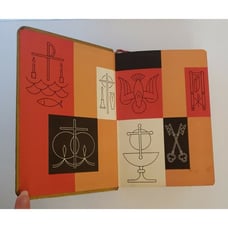 The Catholic Missal Mid Century Gold Hardcover Holy Liturgy Devotion Prayers 60s