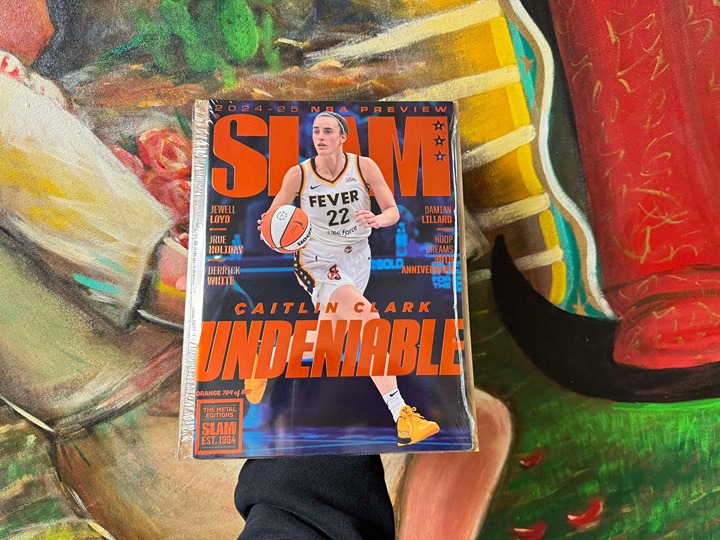 Caitlin Clark • ORANGE METAL SLAM 249 MAGAZINE #764/867 • Indiana Fever WNBA
