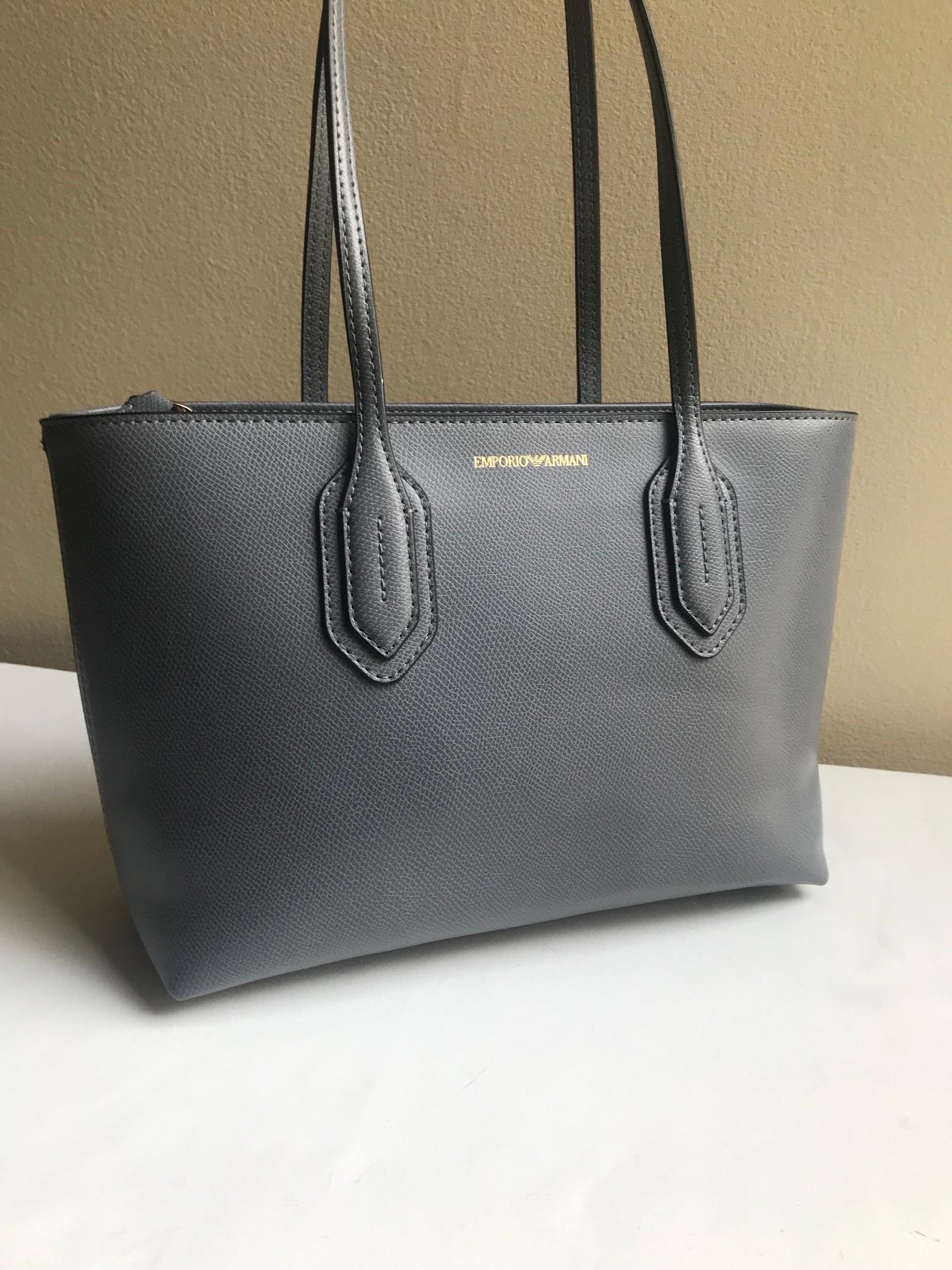 Emporio Armani authenticated leather shoulder bag handbag purse
