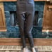 Aritzia Ten by Babaton Rich Mocha Brown Faux Leather Pants Sz M