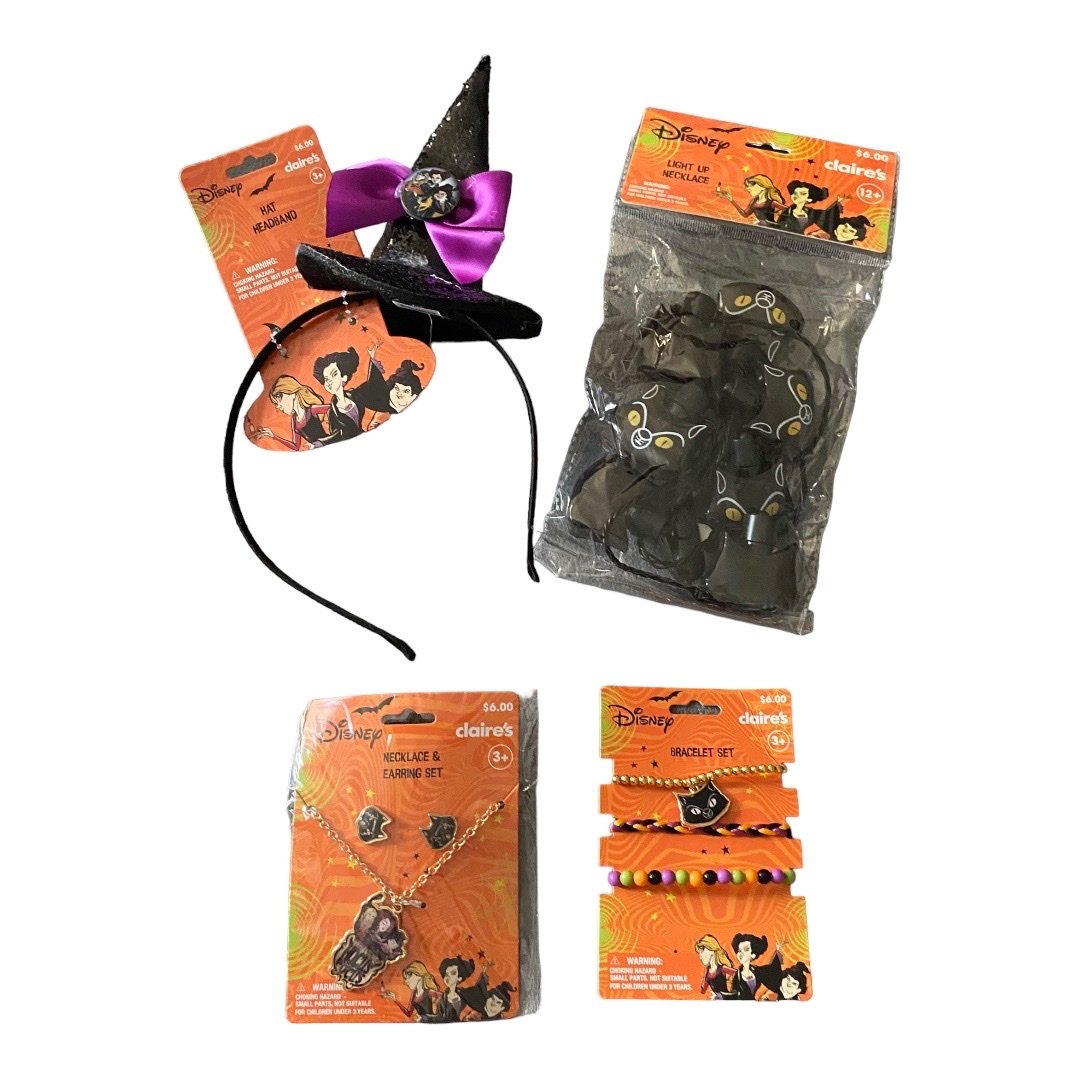 NWT-CLAIRES-DISNEY HOCUS POCUS BUNDLE