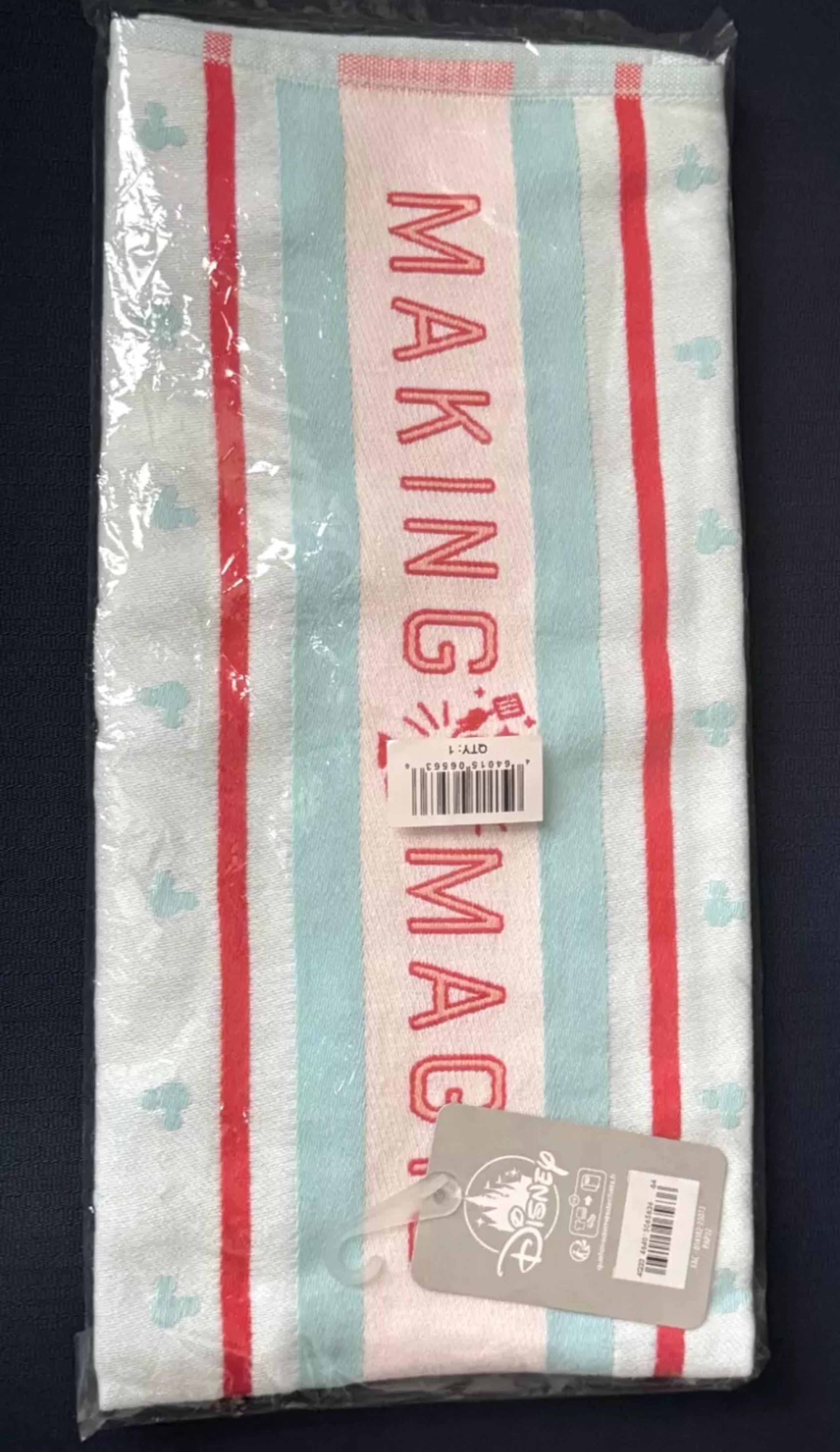 Disney Making Magic Kitchen Towel New w/ Tag Mousewares Collection Mickey BNWT