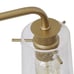 Durent Lighting Gold Vanity Light Fixture, No Shades Fixture Only, 22 1/2” L
