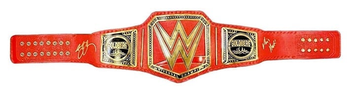 GOLDBERG Signed Inscribed WWE Universal Championship Belt PSA/DNA