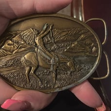 vintage belt buckle