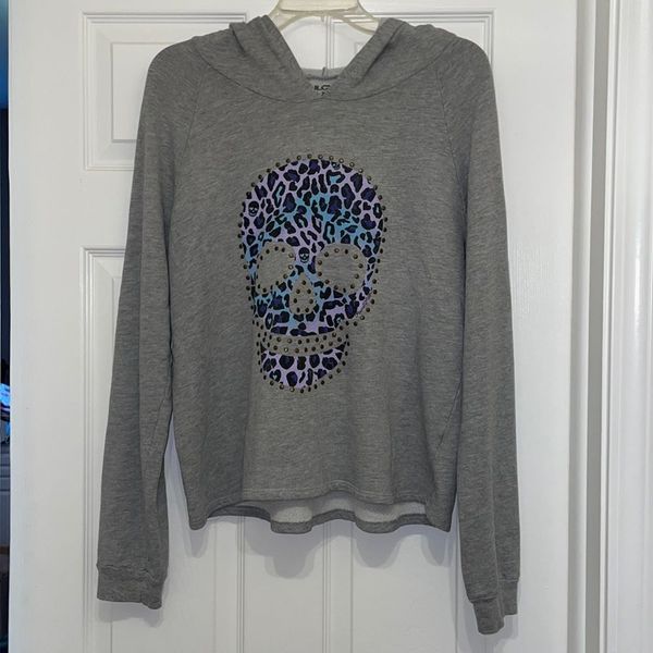 Soul Cycle x Lauren Moshi Studded Animal Print Hoodie
